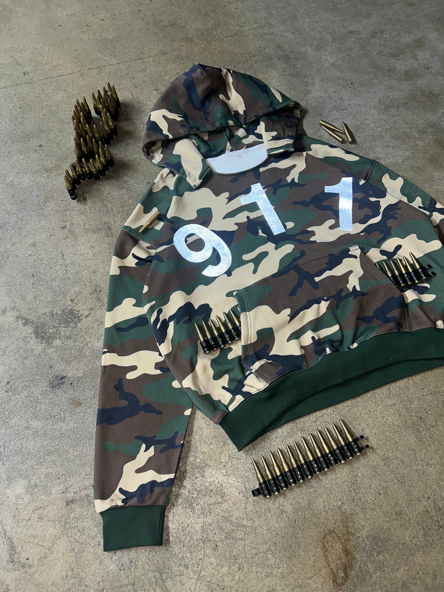 CRISIS CAMO REFLECTIVE HOODIE